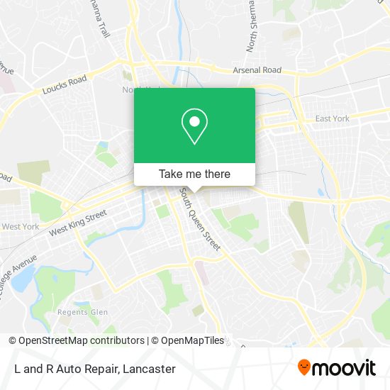 Mapa de L and R Auto Repair