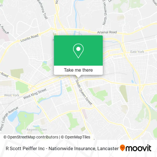 R Scott Peiffer Inc - Nationwide Insurance map