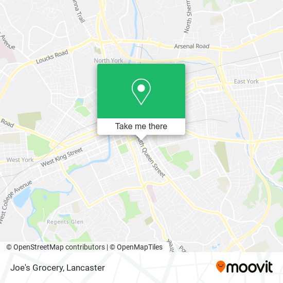 Mapa de Joe's Grocery