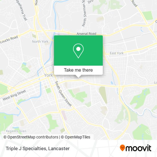 Mapa de Triple J Specialties