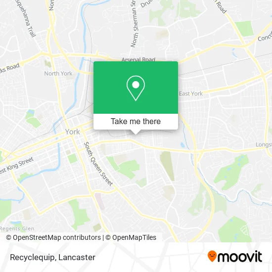 Recyclequip map