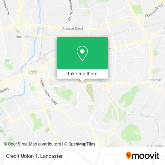 Credit Union 1 map