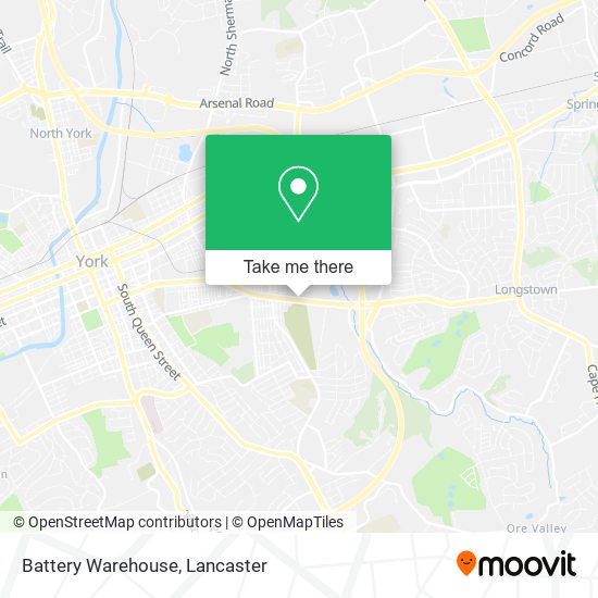 Battery Warehouse map