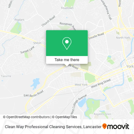 Clean Way Professional Cleaning Services map