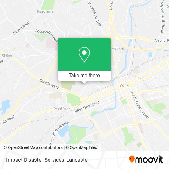 Impact Disaster Services map