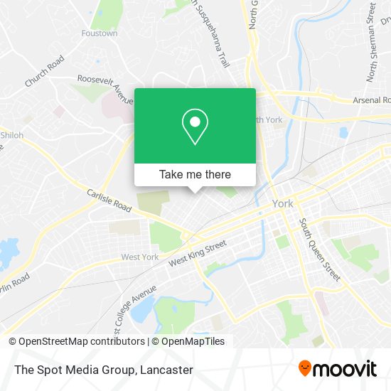 The Spot Media Group map