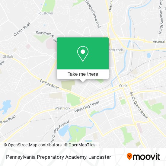 Pennsylvania Preparatory Academy map
