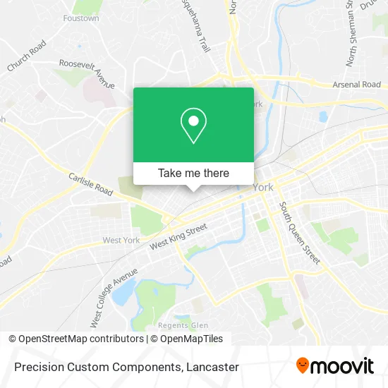 Precision Custom Components map