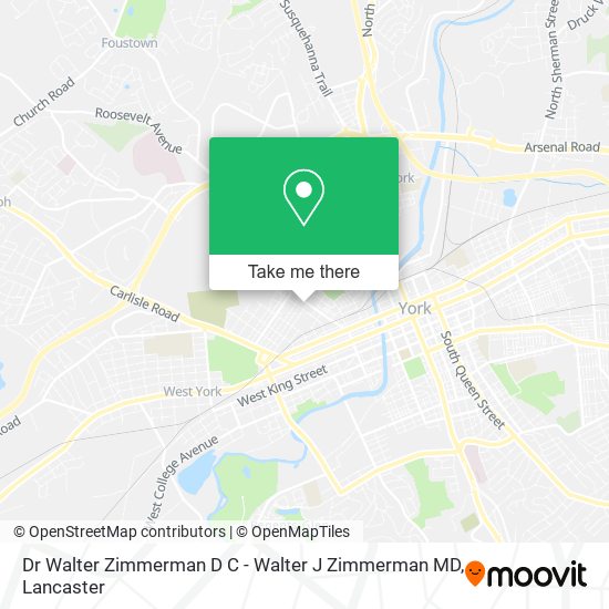 Dr Walter Zimmerman D C - Walter J Zimmerman MD map
