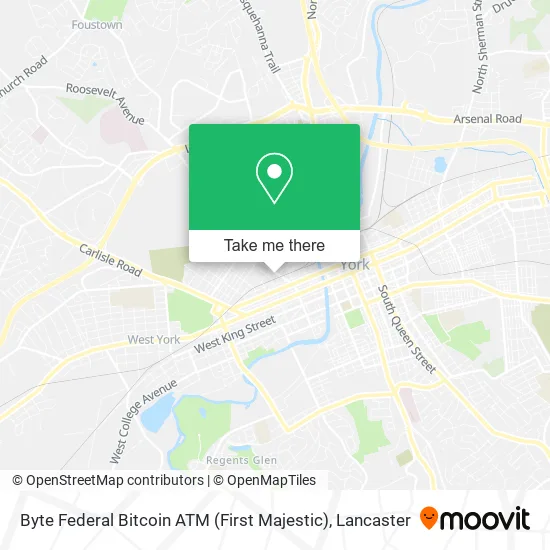 Byte Federal Bitcoin ATM (First Majestic) map
