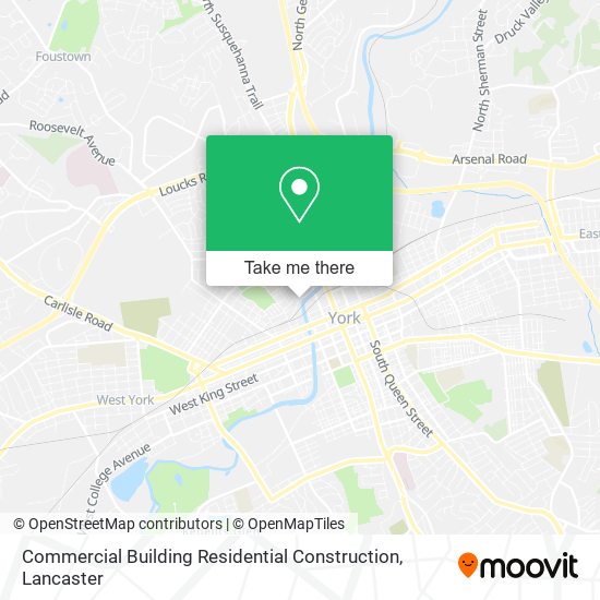 Commercial Building Residential Construction map