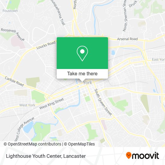 Mapa de Lighthouse Youth Center