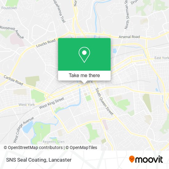 SNS Seal Coating map