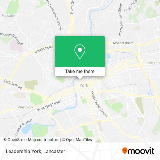 Leadership York map