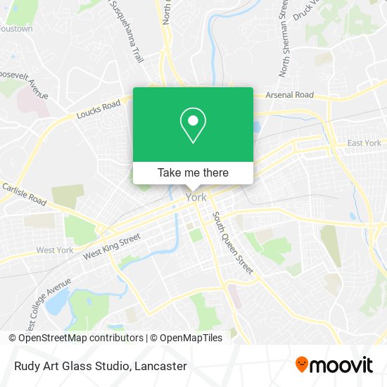 Mapa de Rudy Art Glass Studio