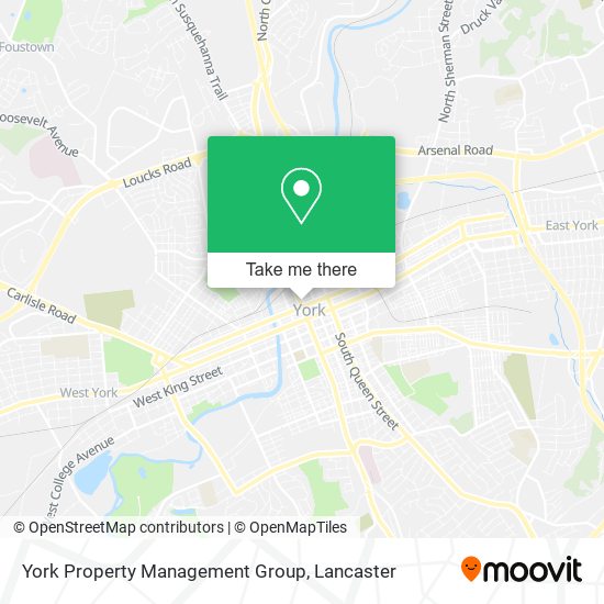 York Property Management Group map