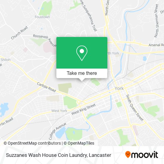 Suzzanes Wash House Coin Laundry map