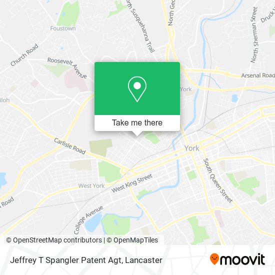 Jeffrey T Spangler Patent Agt map