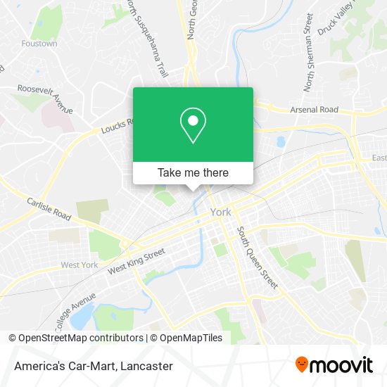 Mapa de America's Car-Mart