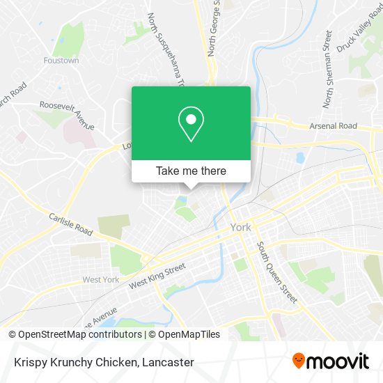 Krispy Krunchy Chicken map