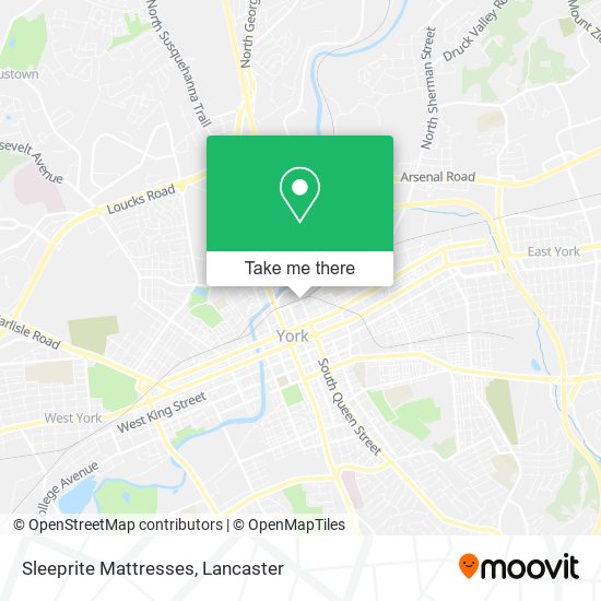 Sleeprite Mattresses map