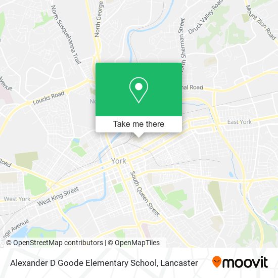 Alexander D Goode Elementary School map