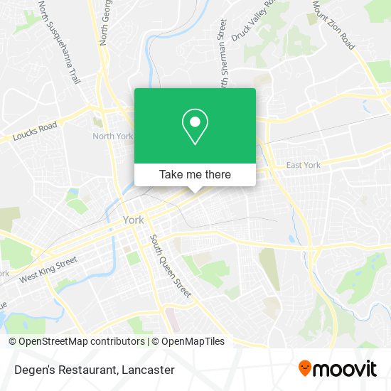 Degen's Restaurant map