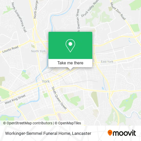 Workinger-Semmel Funeral Home map