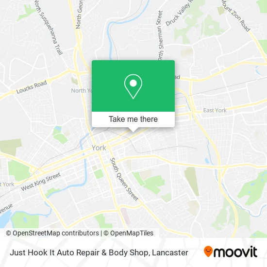 Just Hook It Auto Repair & Body Shop map