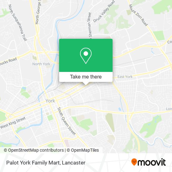 Palot York Family Mart map