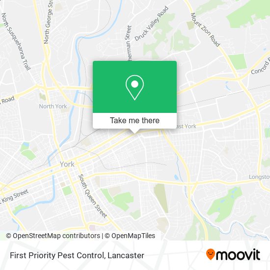 First Priority Pest Control map