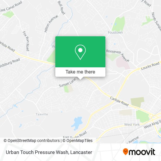 Mapa de Urban Touch Pressure Wash