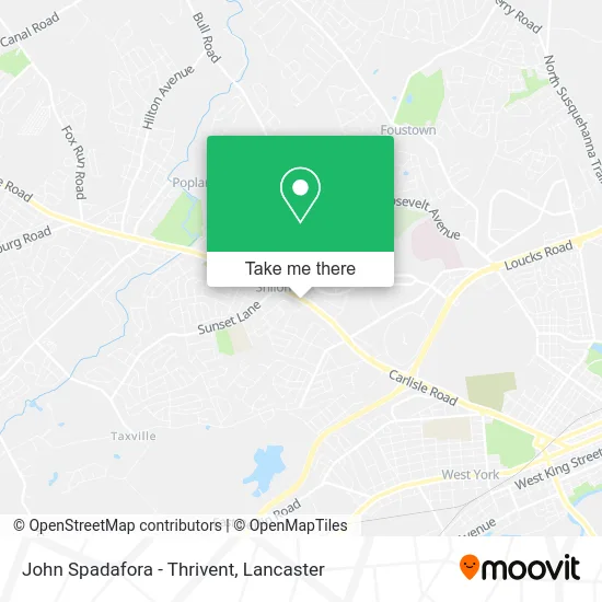 John Spadafora - Thrivent map