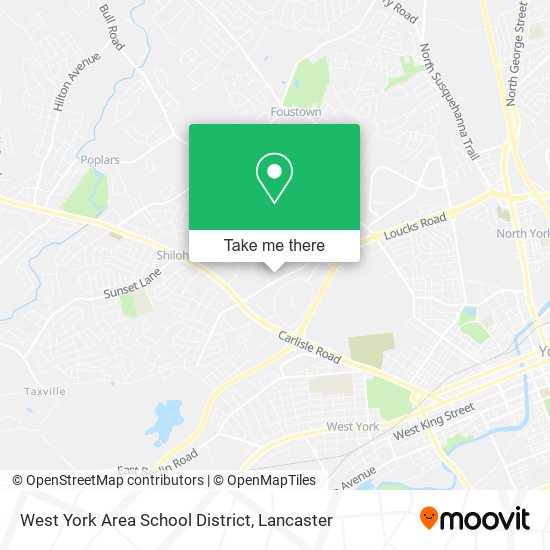 West York Area School District map