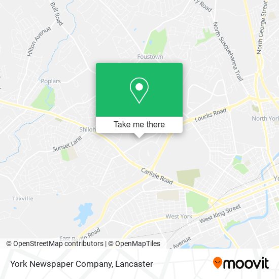 York Newspaper Company map