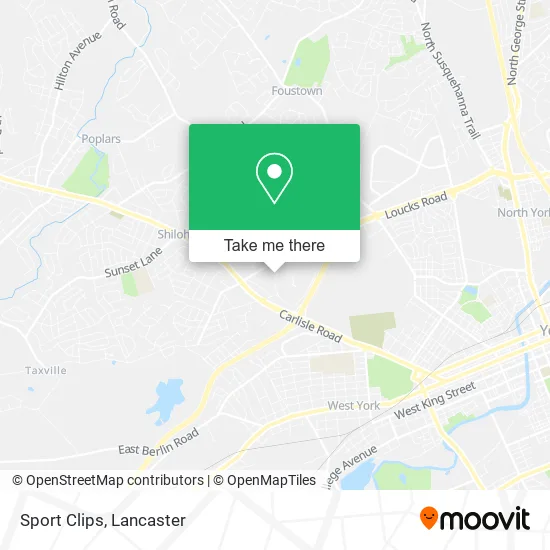 Sport Clips map