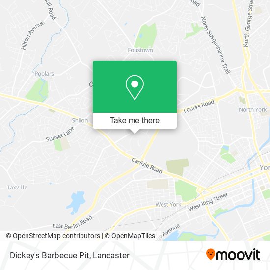 Dickey's Barbecue Pit map