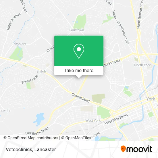 Vetcoclinics map