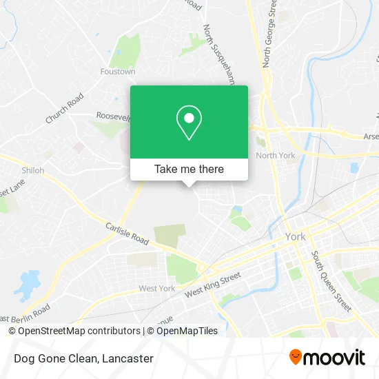 Dog Gone Clean map