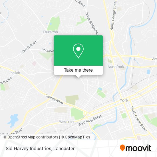Sid Harvey Industries map