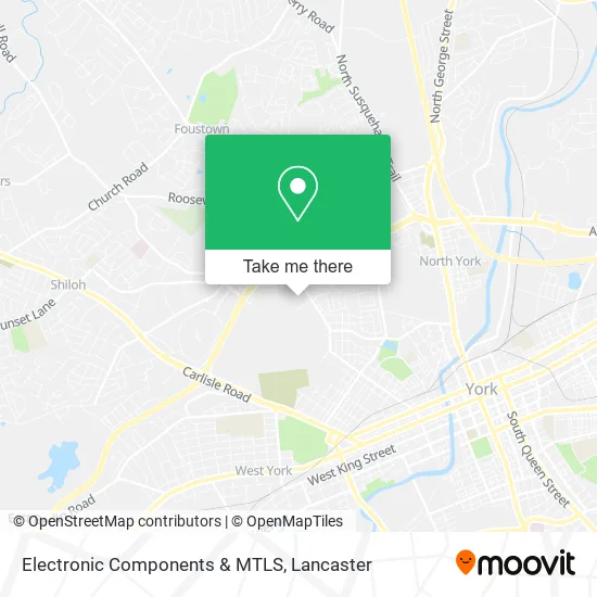 Electronic Components & MTLS map