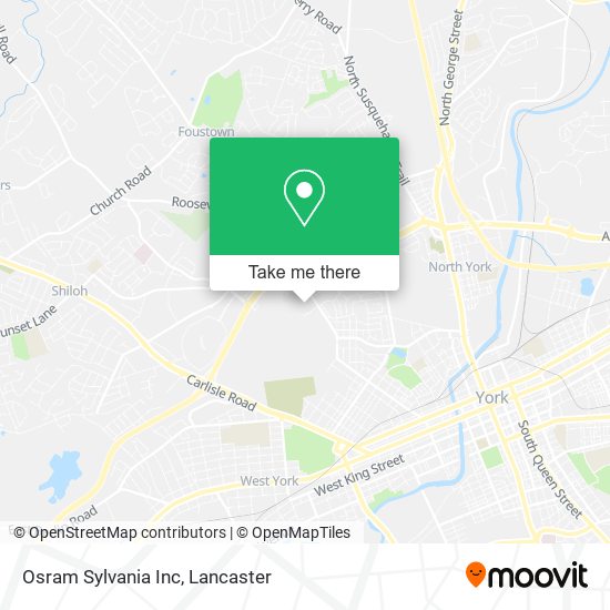 Osram Sylvania Inc map