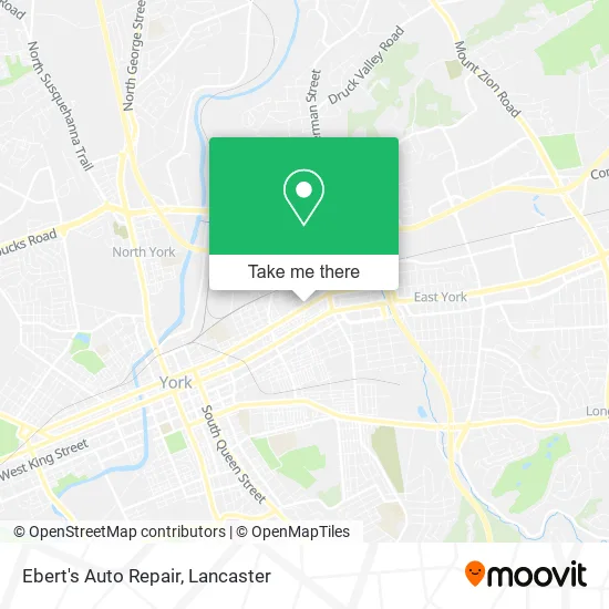 Ebert's Auto Repair map