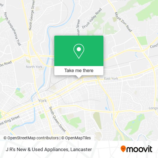 J R's New & Used Appliances map