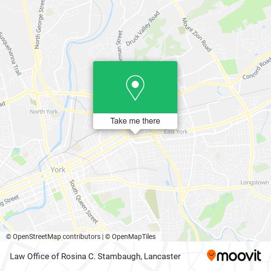 Law Office of Rosina C. Stambaugh map