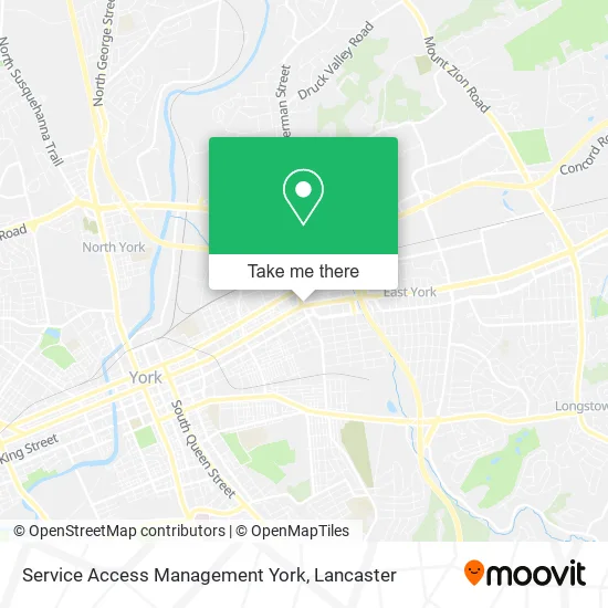Service Access Management York map