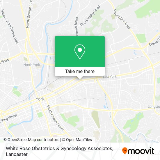 White Rose Obstetrics & Gynecology Associates map