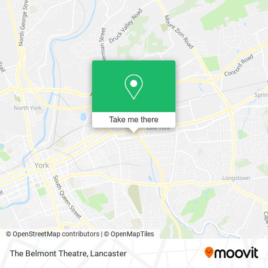 The Belmont Theatre map