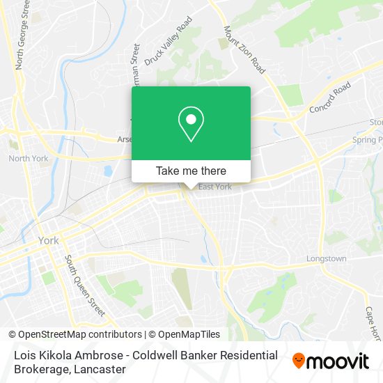 Lois Kikola Ambrose - Coldwell Banker Residential Brokerage map