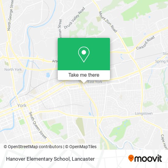 Hanover Elementary School map